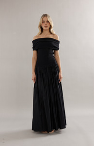 Womens New Arrivals: Caitlin Crisp Black Elsa Dress
