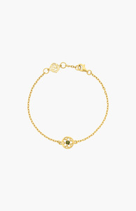 Zoe & Morgan 22K Gold Plate with Chrome Diopside Manuka Bracelet
