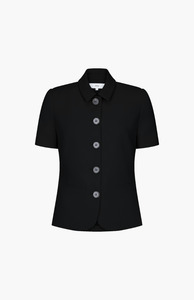 Harris Tapper Black Short Sleeve Bardot Blazer