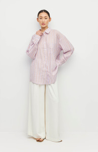 Juliette Hogan: Juliette Hogan Linea Cotton Sunset Stripe Sunday Shirt