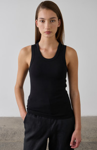 Laing: Laing Black Ribbed Tank
