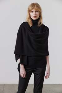 Laing Black Cashmere Scarf