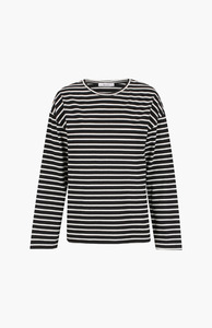 Sale: Morrison Black + White Archie L/S Stripe Top