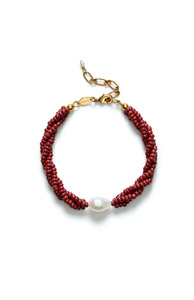 Anni Lu Deep Burgundy Rodeo Bracelet