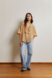 Mahsa: Mahsa Camel Liberty Jane Blouse