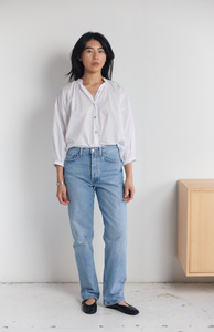 Mahsa Cotton Lawn White Everyday Blouse