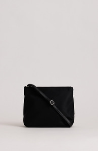Yu Mei Black Nylon Small Utility Bag