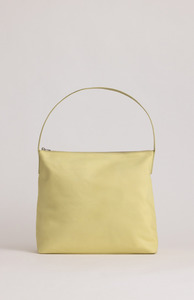 Yu Mei: Yu Mei Half Green Nylon Medium Utility Bag