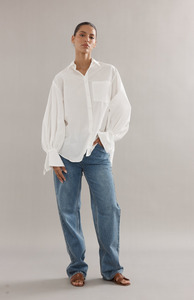 Caitlin Crisp: Caitlin Crisp Ivory Sonny Shirt