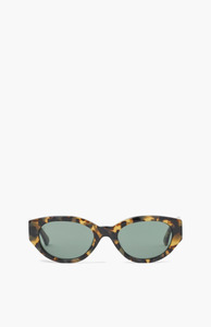 Samsøe Samsøe Yellow Tortoise Sajude Sunglasses
