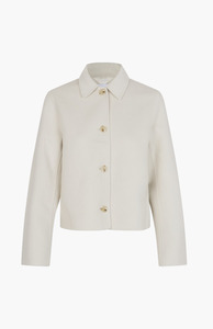 Samsoe Samsoe: Samsøe Samsøe Bone White Saholly Jacket
