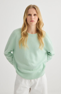 Laing Mint Cashmere Oversized Crewneck