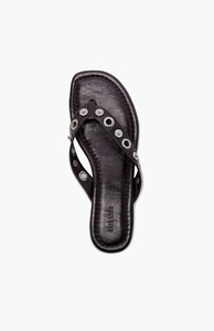 Womens New Arrivals: Brie Leon Burnt Coffee Eyelet Sandal