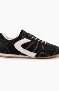 Womens New Arrivals: Zero Cent Cinq Black Nelly Sneaker