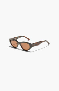 Samsoe Samsoe: Samsøe Samsøe Tortoise Brown Sajude Sunglasses