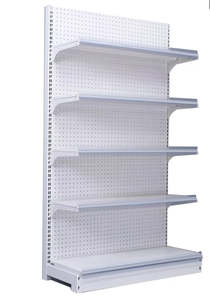 Single-Sided Retail Display Shelf for Dairy or Supermarkets