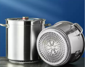 Stainless Steel Pots: 201 Stainless Steel Energy-Saving cooking Pot (Gas Stove Only)