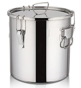 Stainless Steel Pots: Stock pot stainless steel with latch-able sealed lid - Multiple sizes available