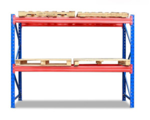 Warehouse Pallet Racking: Warehouse/ Storage Pallet rack 2000KG 1 bay unit 2 Levels 2.4m L x0.9mD x 2.5m H