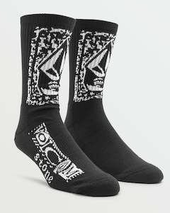 Unisex: Volcom Dental Socks - Black