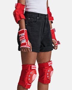 Skate Protection: Impala Adult Protective Set Red Hearts