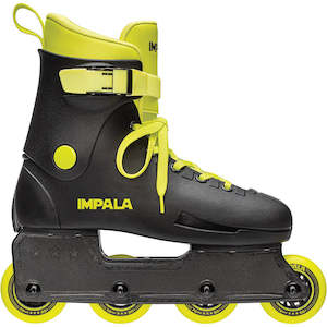 Skate Rollerblades: Impala Lightspeed Inline Skate Black/Fluro