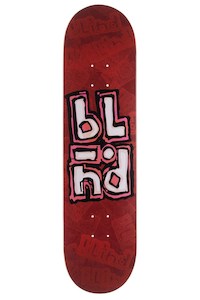 Skate Decks: Blind OG Stacked Stamp RHM 8.0 Skateboard Deck