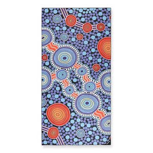 Dritimes Towel: Dritimes Hogarth Arts - The Journey Beach Towel