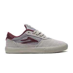 Lakai: Lakai Cambridge Kids Grey/Burgundy Suede