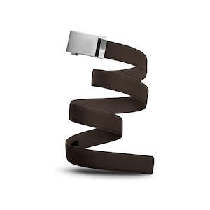 Mission Belts: Mission Belt Steel/Cedar Brown 40mm Canvas Belt