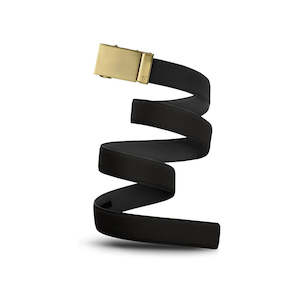 Mission Belts: Mission Belt Gold/Pitch Black 40mm Canvas Belt