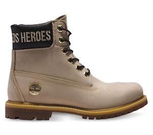 Timberland: Timberland Womens 6-Inch Premium Waterproof Boot Light Beige Nubuck