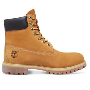 Timberland: Timberland Mens 6 Inch Premium Waterproof Boot - Wheat Nubuck