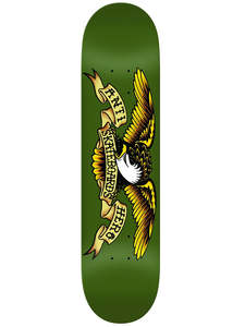 Skate Decks: ANTIHERO DECK CLASSIC EAGLE GREEN 8.38"