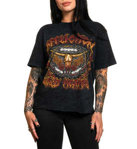 Affliction: Affliction Wild Hearts Flame Womens Tee