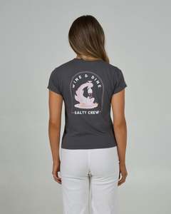 Salty Crew: Salty Crew Wine N Dine Womens Modern Tee