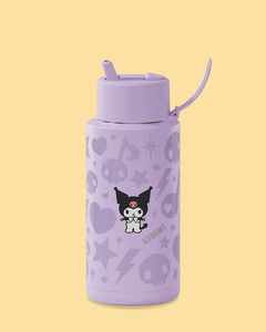 Frank Green: Frank Green Kuromi Ceramic Reusable Bottle with Flip Straw Lid 1,000ml (34oz)
