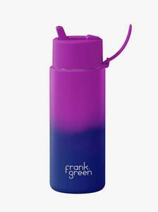 Frank Green Twilight Colour Changing SS Ultralite Reusable Bottle with Flip Stra&hellip;