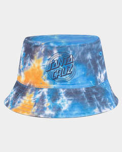 Santa Cruz: Santa Cruz Industrial Dot Mono Boys Reversible Bucket Hat