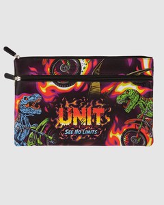Unit: UNIT DOUBLE PENCIL CASE - FLAME REX