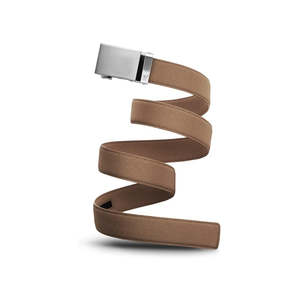 Mission Belt Canvas 40mm: Mission Belt Steel/Desert Tan 40mm Canvas Belt