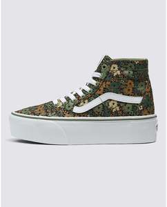SK8-HI Tapered Stackform Camo Floral/Loden Green