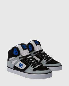 Footwear Clearance: DC Pure High-Top WC - Black/White/Blue