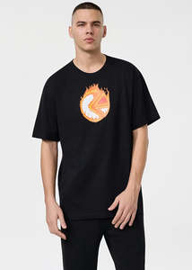 Mens Tees: Ethika Mens Last Light Tee - Black