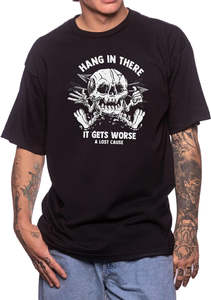 Mens Tees: A Lost Cause Hang In There Tee