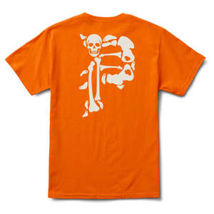 Mens Tees: Primitive Dirty P Bones Tee - Orange