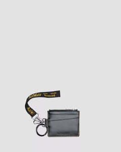 New: Dr. Martens Leather Cardholder - Black Kiev