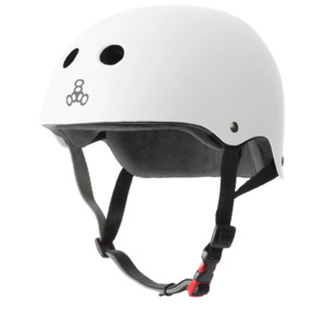 Skate: Triple 8 THE Certified Helmet SS - Matte White
