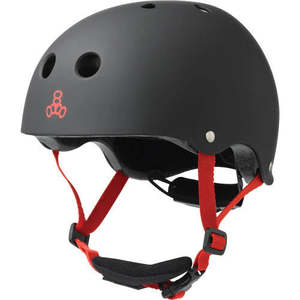 Triple 8 Lil 8 Certified Kids Helmet - Black Rubber