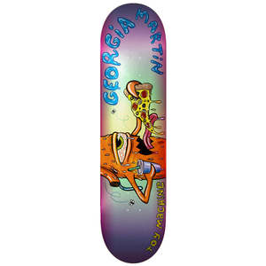 Skate Decks: Toy Machine Georgia Martin Pizza 8" Deck